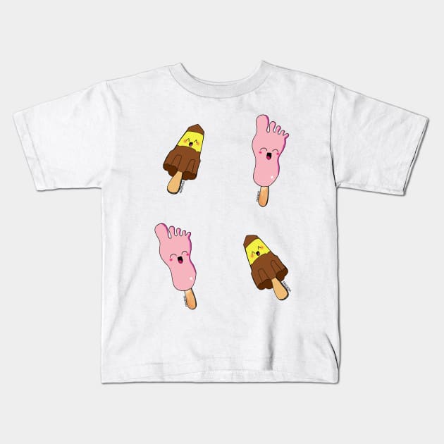 Polo is an ice cream with a stick Kids T-Shirt by Fradema